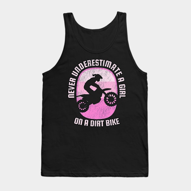 Never Underestimate a Girl on  Dirt bike Shirt, Don't Follow Me, Hit the Slopes, Girl Snowboarder, Gift For Snowboarder, Snowboard, Women Feminist Snow Tank Top by Funkrafstik